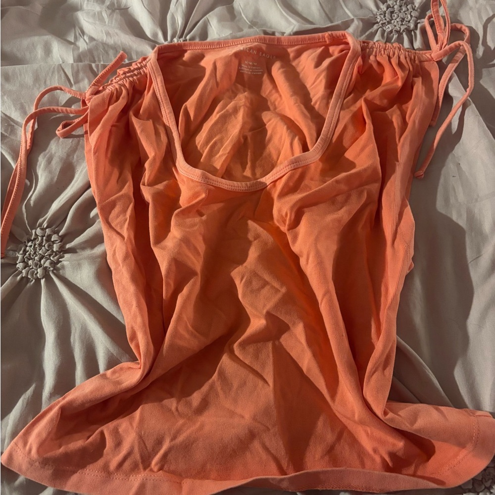 American Eagle Outfitters Vibrant Coral Top